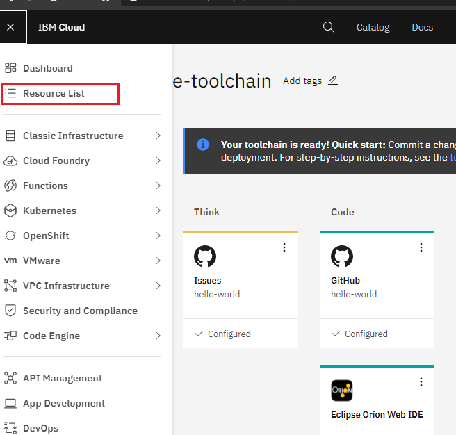 IBM Cloud Code Engine: Migrate from Cloud Foundry Using a Toolchain - IBM  Blog